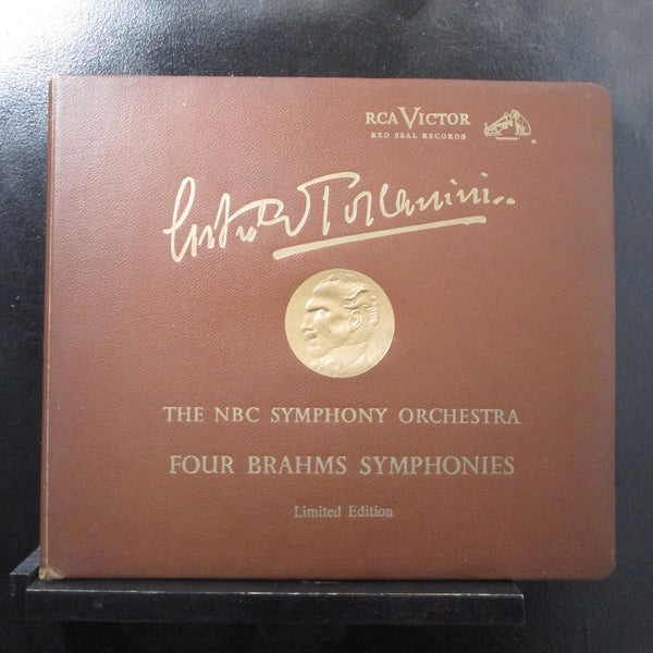 Toscanini - Four Brahms Symphonies 3 LP VG+ LM-6108 Mono Numbered Vinyl Record - Shuga Records