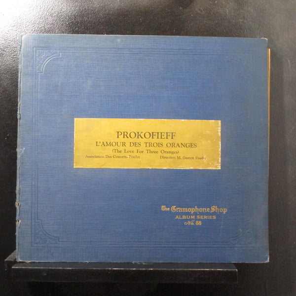 Prokofieff - L'Amour Des Trois Oranges 3 12" 78 RPM VG+ P59082-1 Germany Record - Shuga Records