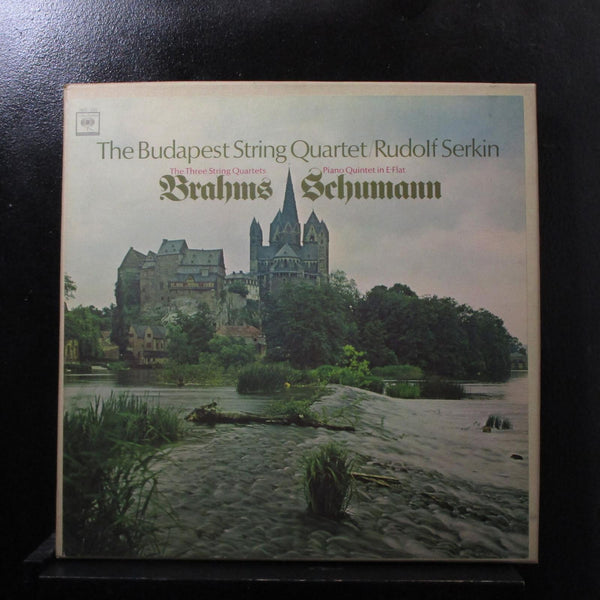 Serkin, Brahms, Schumann - 3 String Quartets - Piano Quintet Eb 3 LP Mint- Czech - Shuga Records