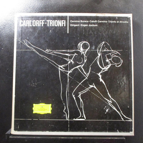 Burana, Carmina, Afrodite, Jochum - Carl Orff-Trionfi 3 LP VG+ LPM 18483 w/Book - Shuga Records