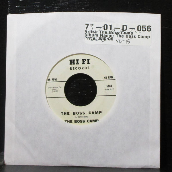 The Boss Camp - The Boss Camp / I'm Around 7" VG+ Vinyl 45 Hi Fi 5104 USA - Shuga Records