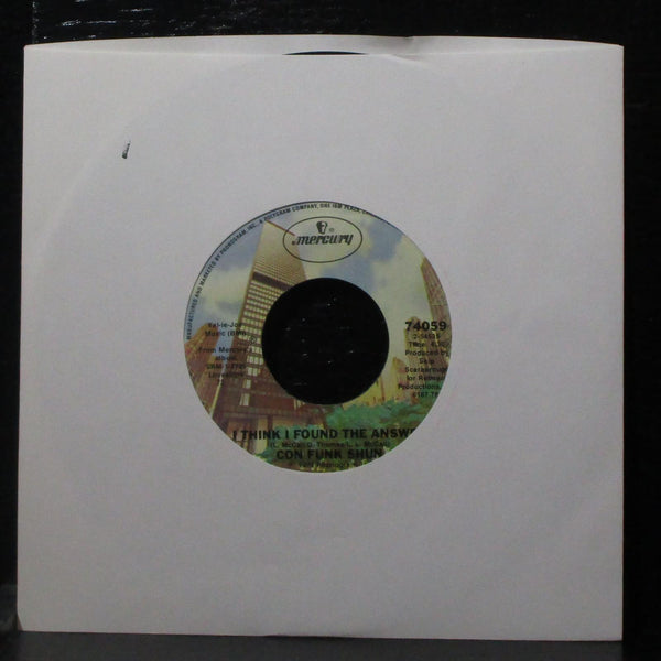 Con Funk Shun - Chase Me / I Think I Found The Answer 7" VG+ 45 Mercury 74059 - Shuga Records