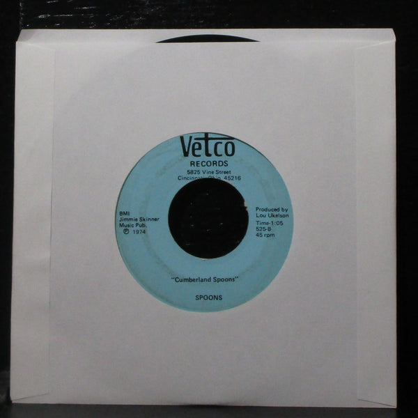 Spoons - John Henry's Spoons / Cumberland Spoons 7" VG Vinyl 45 Vetco 525 USA - Shuga Records