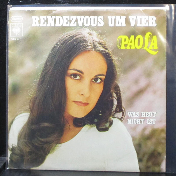 Paola - Rendezvous Um Vier 7" Mint- Vinyl 45 CBS S 3711 Germany 1975 - Shuga Records