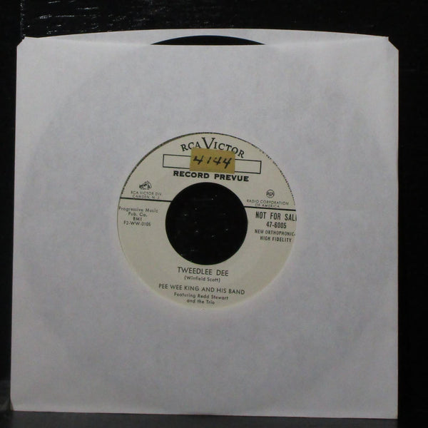 Pee Wee King & His Band - You Can't Hardly Get Them No More 7" Mint- Promo 45 - Shuga Records