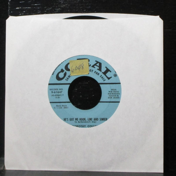 Dorothy Collins - Treasure Of Love 7" VG+ Promo Vinyl 45 Coral 9-61647 USA 1956 - Shuga Records