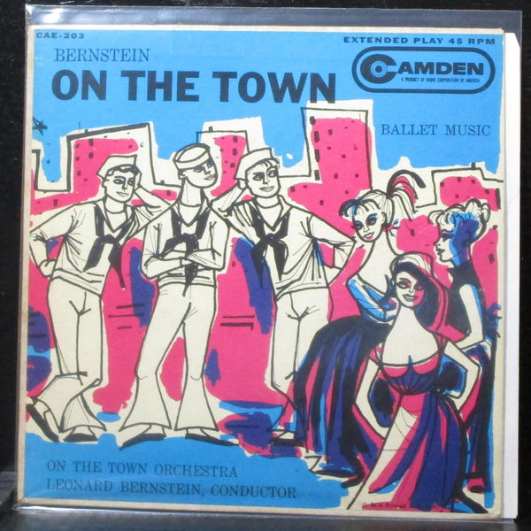 Leonard Bernstein - On The Town Ballet Music EP 7" VG+ Vinyl 45 RCA CAE203 - Shuga Records