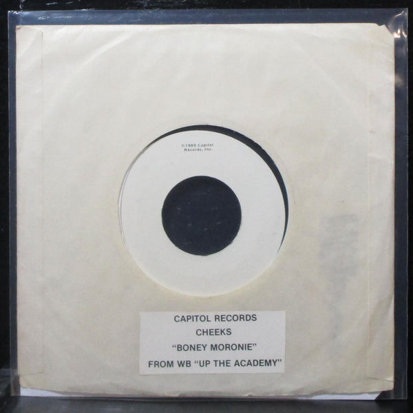 Cheeks - Boney Moronie 7" VG+ Test Pressing Vinyl 45 WB PRO-9406 - Shuga Records