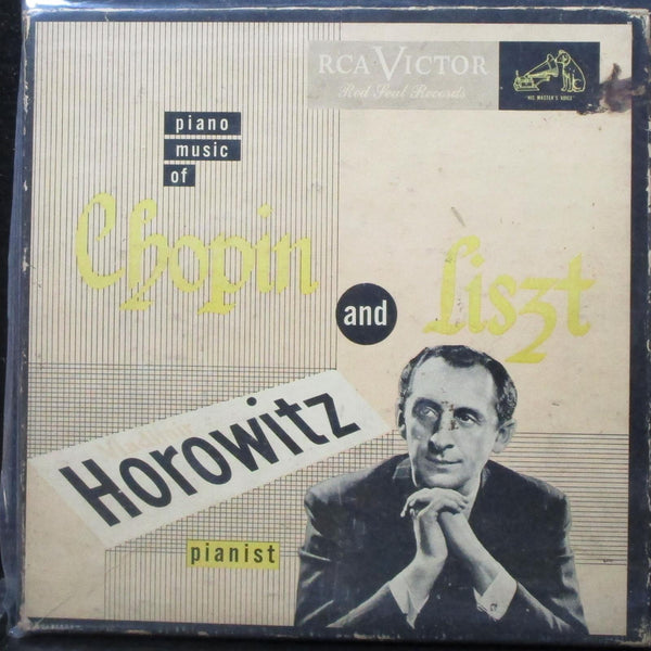 Vladimir Horowitz - Piano Music of Chopin & Liszt Box Set 3x7" VG+ Red 45 RCA - Shuga Records