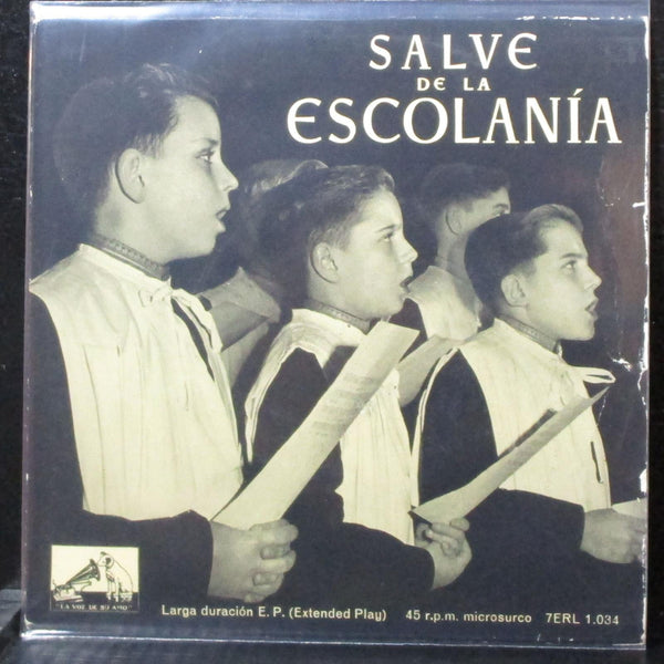 Escolana De Montserrat - Salve De La Escolana EP 7" VG+ 45 Spain 7ERL 1034 - Shuga Records