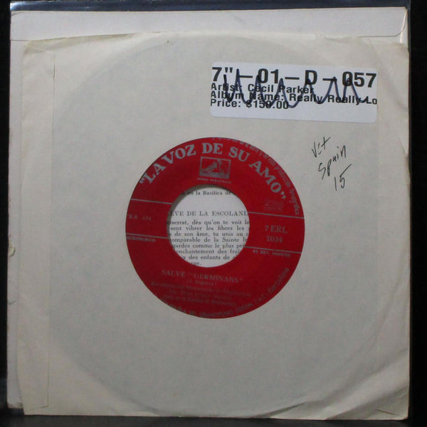 Escolana De Montserrat - Salve De La Escolana EP 7" VG+ 45 Spain 7ERL 1034 - Shuga Records