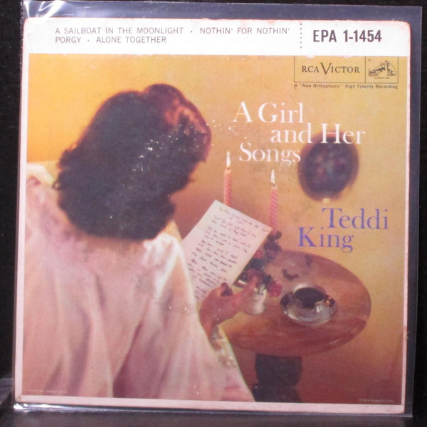 Teddi King - A Girl And Her Songs EP 7" VG+ Vinyl 45 RCA EPA 1-1454 USA 1957 - Shuga Records