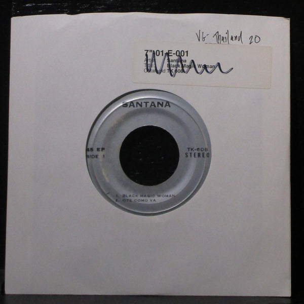 Santana - Black Magic Woman VG- 7" Vinyl 45 TK-608 Thailand - Shuga Records