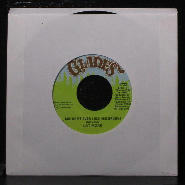 Latimore - Qualified Man 7" Mint- Vinyl 45 Glades 1733 USA 1976 - Shuga Records