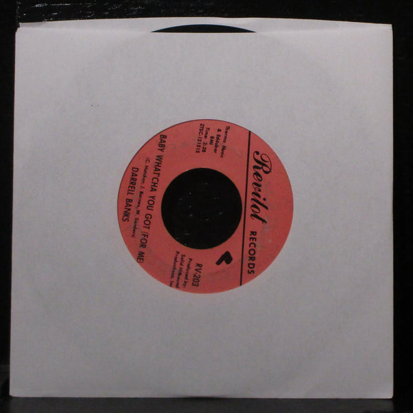 Darell Banks - Somebody (Somewhere) Needs You VG 7" Vinyl 45 Revilot RV-203 USA - Shuga Records