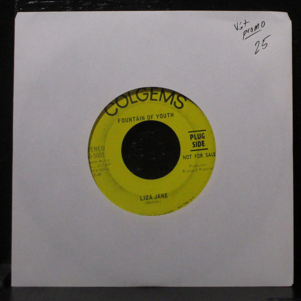 Liza Jane - Fountain Of Youth Mint- 7" Promo Vinyl 45 Colgems 66-5003 USA 1969 - Shuga Records