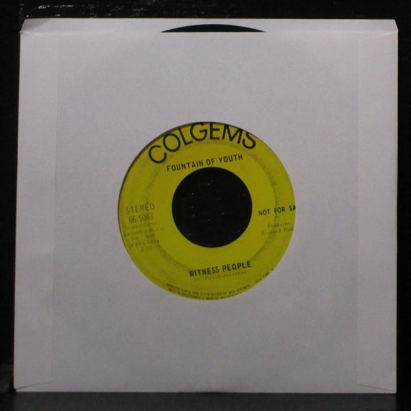 Liza Jane - Fountain Of Youth Mint- 7" Promo Vinyl 45 Colgems 66-5003 USA 1969 - Shuga Records