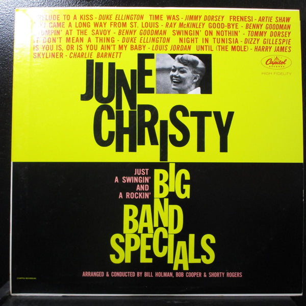 June Christy - Big Band Specials Mint- LP Capitol ECJ-70230 Japan 1985 - Shuga Records