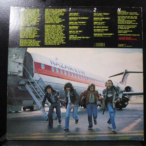 Nazareth - Hot Tracks  LP Mint- Vinyl Record 1977 A&M SP-4643 USA - Shuga Records