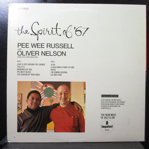 Pee Wee Russell & Oliver Nelson - The Spirit Of '67 Mint- LP 1972 Impulse! USA - Shuga Records