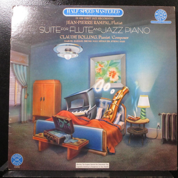 Rampal & Bolling - Suite For Flue & Jazz Piano VG+ Audiophile LP CBS HM 43233 - Shuga Records