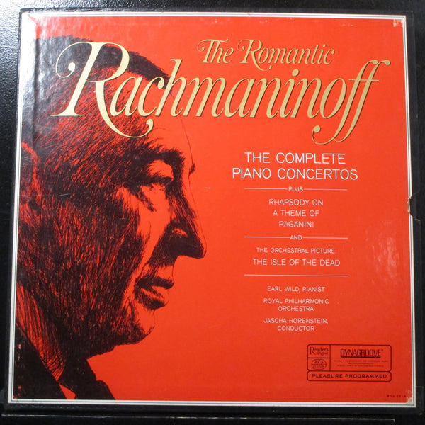 Earl Wind - The Romantic Rachmaninoff 4x12" LP VG+ Box 1966 RDA 29-A TAS List - Shuga Records