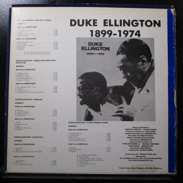 Duke Ellington: 1899-1974 5x12" LP VG+ box set 1977 M.F. Productions G4RS2536 - Shuga Records