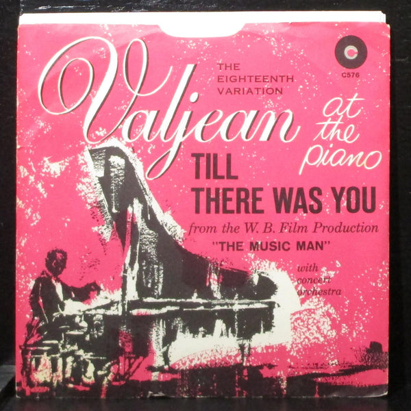 Valjean - Till There Was You / The Eighteenth Variation VG+ 7" 45 Carlton 576 - Shuga Records