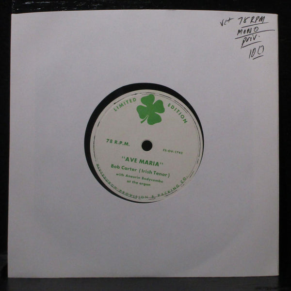 Bob Carter - Ave Maria VG+ Private Mono 7" Vinyl F8-OV-1742 - Shuga Records