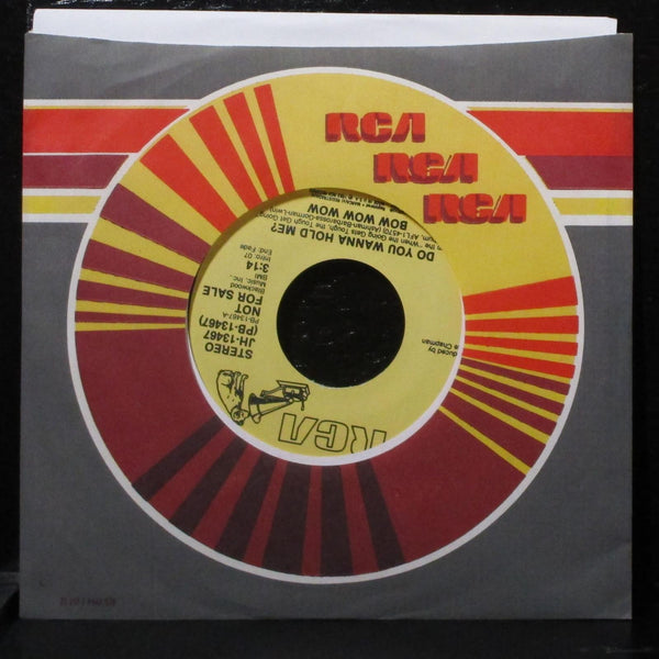 Bow Wow Wow - Do You Wanna Hold Me? Mint- Promo 7" Vinyl 45 RCA JH-13467 - Shuga Records