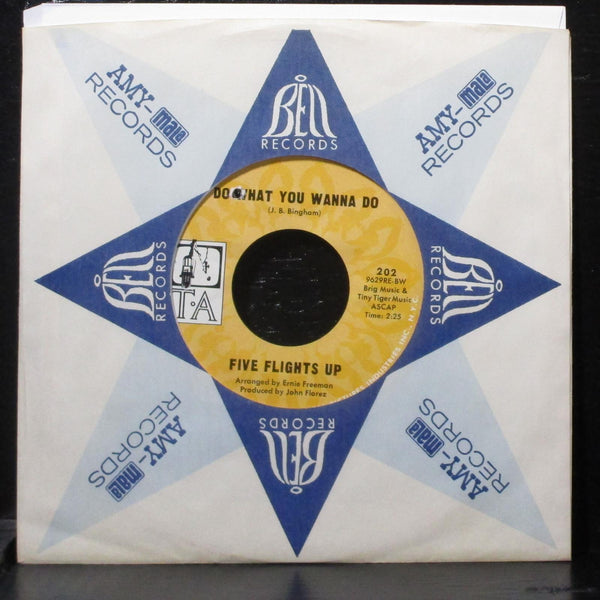 Five Flights Up - Do What You Wanna Do / Black Cat Mint- 7" Vinyl 45 T-A 202 - Shuga Records