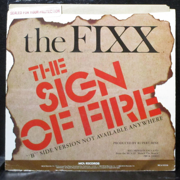 The Fizz - The Sign Of Fire Promo Mint- 7" Vinyl 45 MCA-52319 - Shuga Records