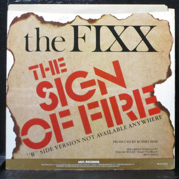 The Fizz - The Sign Of Fire VG+ Promo 7" Vinyl 45 MCA-52319 - Shuga Records