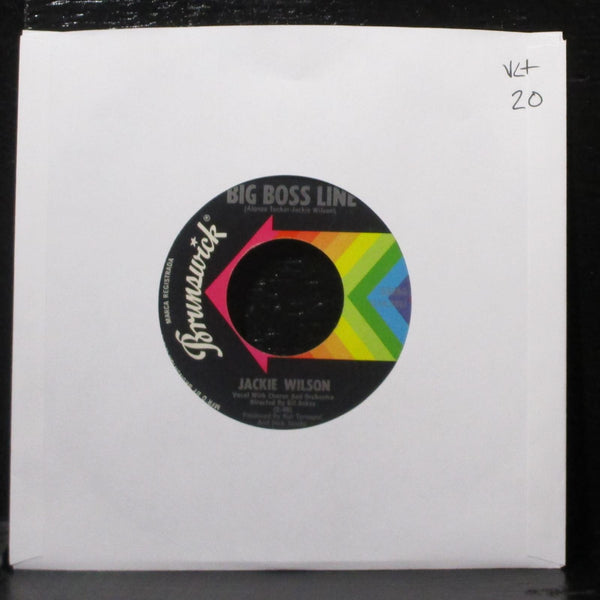 Jackie Wilson - Big Boss Line / Be My Girl VG+ 7" Vinyl 45 Brunswick 55266 - Shuga Records