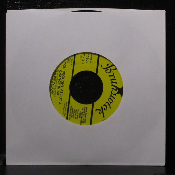 Jackie Wilson - For Once In My Life VG+ Promo 7" Vinyl 45 Brunswick 55329 - Shuga Records