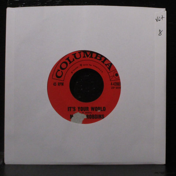 Marty Robbins - It's Your World/ You Told Me So VG+ 7" Vinyl 45 Columbia 4-42065 - Shuga Records