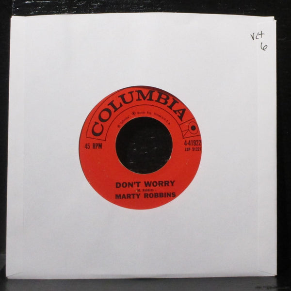 Marty Robbins - It's Your World/ You Told Me So VG+ 7" Vinyl 45 Columbia 4-42065 - Shuga Records