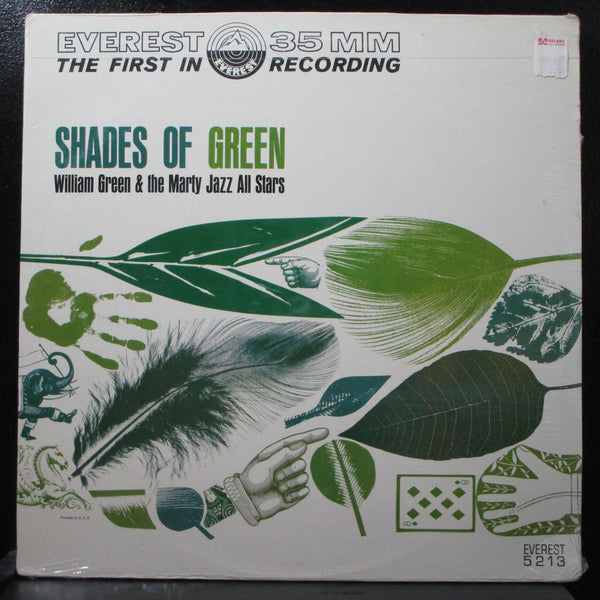 William Green & Marty Jazz All Stars - Shades Of Green 12" LP SS Mono Everest - Shuga Records