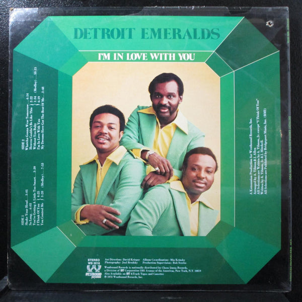 Detoirt Emeralds - I'm In Love With You 12" LP SS 1st 1973 Westbound WB 2018 USA - Shuga Records
