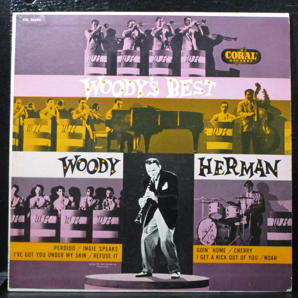 Woody Herman - Woody's Best 10" LP VG+ Vinyl Record Coral CRL 56090 USA - Shuga Records