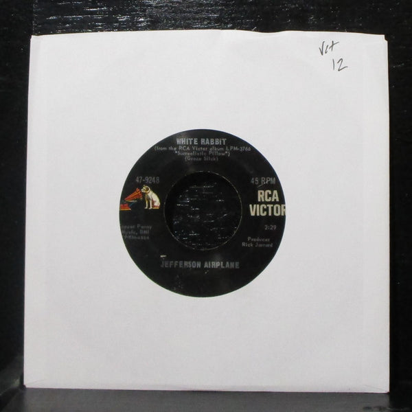 Jefferson Airplane - White Rabbit / Plastic Fantastic Lover 7" VG+ 45 RCA 1967 - Shuga Records