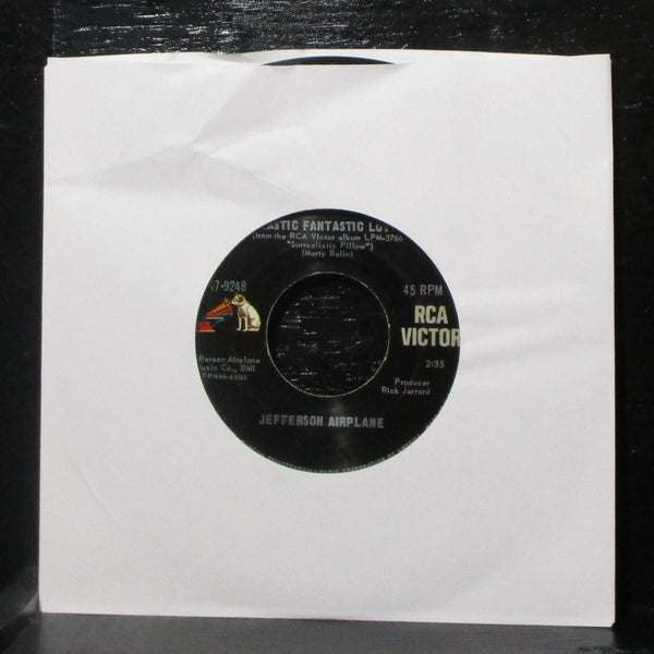 Jefferson Airplane - White Rabbit / Plastic Fantastic Lover 7" VG+ 45 RCA 1967 - Shuga Records
