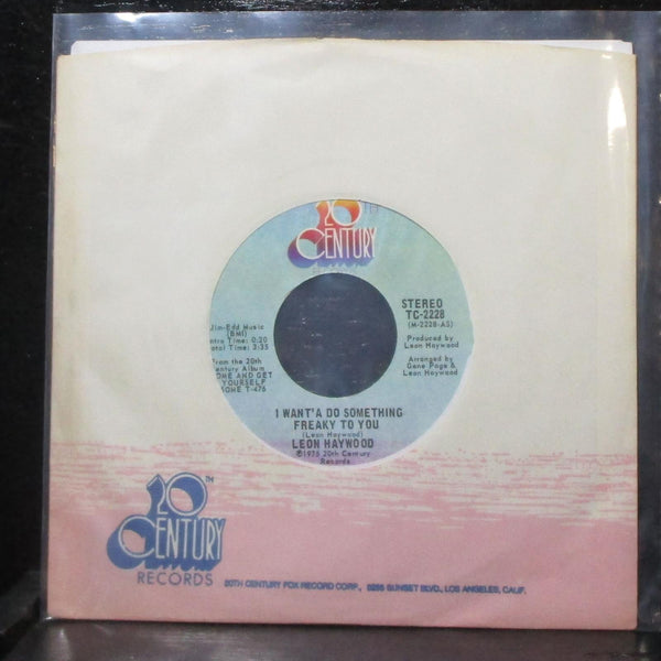 Leon Haywood - I Want'a Do Something Freaky To You 7" Mint- Vinyl 45 TC-2228 - Shuga Records