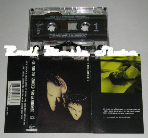 Hue And Cry ‎– Seduced And Abandoned - Used Cassette Tape 1988 Virgin USA - Smooth Jazz