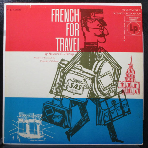 Howard G. Harvey - French For Travel Mint- Mono LP Columbia ML 5086 USA 1955 - Shuga Records