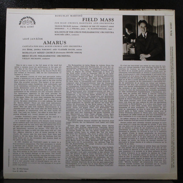 Lika / Neumann - Martin: Field Mass / Janek: Amarus Mint- LP SUA 10387 Czech - Shuga Records