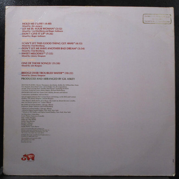 Linda Clifford - Let Me Be Your Woman VG+ Promo 2 LP RSO RS-2-3902 USA 1979 - Shuga Records