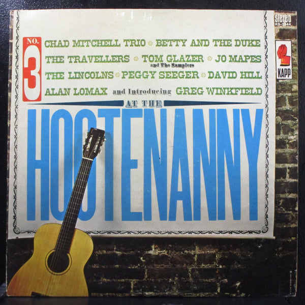 Various Artists - Hootenanny No. 3 VG+ LP Kapp KS-3344 USA 1963 - Shuga Records