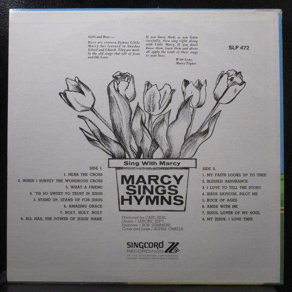 Marcy Sings Hymns new sealed LP CornerStone Records SLP 472 USA 1967 - Shuga Records