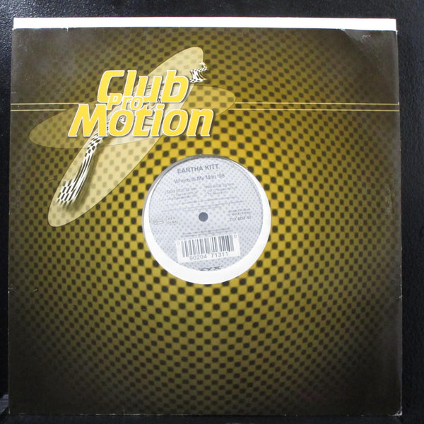Eartha Kitt - Where Is My Man '98 VG+ 12" ZYX 8857-12 Germany 1998 - Shuga Records